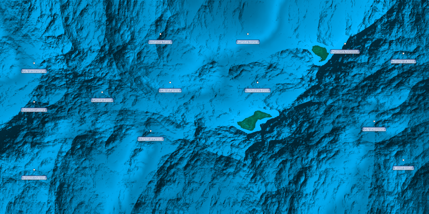 Surface map of Aqueous.